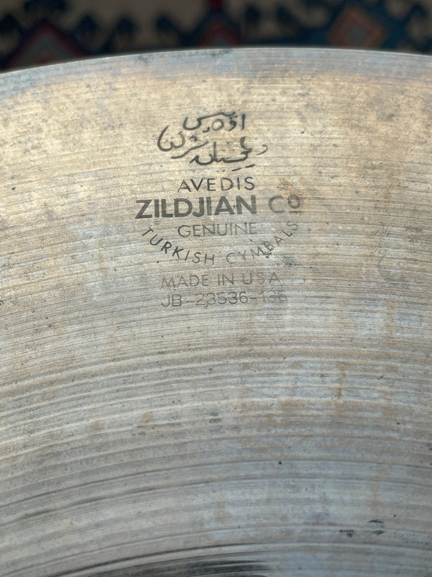 15" Zildjian A Custom Crash Cymbal 876g