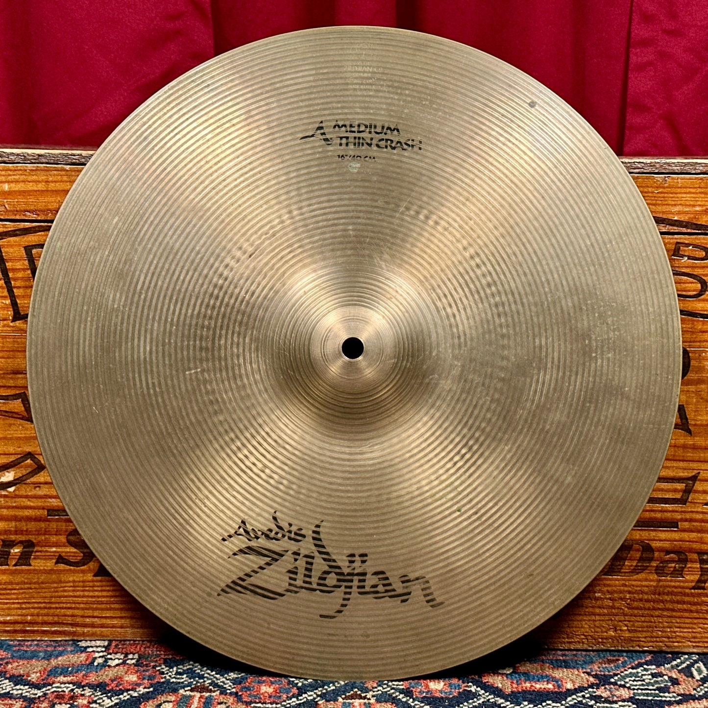 14" Zildjian A Medium Thin Crash Cymbal 1184g *Video*
