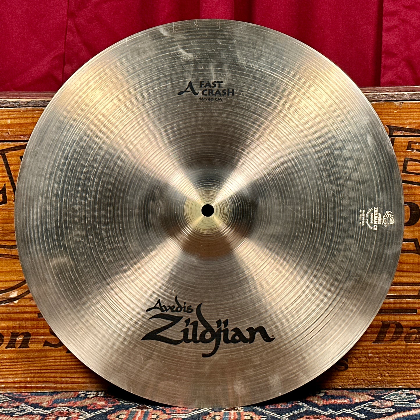16" Zildjian A Fast Crash Cymbal 902g *Video*