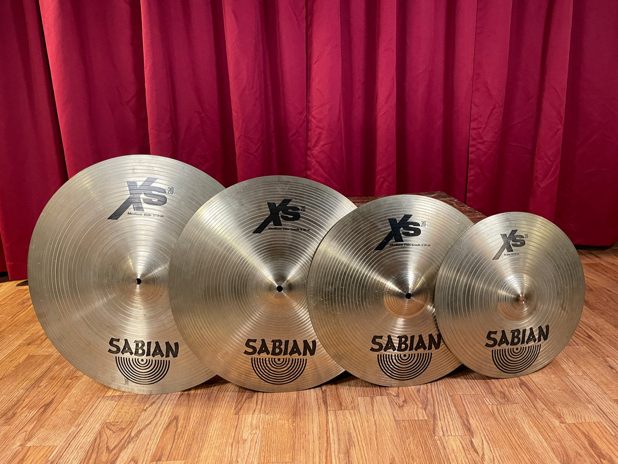 Sabian XS20 Cymbal Set 14/16/18/20 XS5005G Pack Drugan's Drums & Guitars