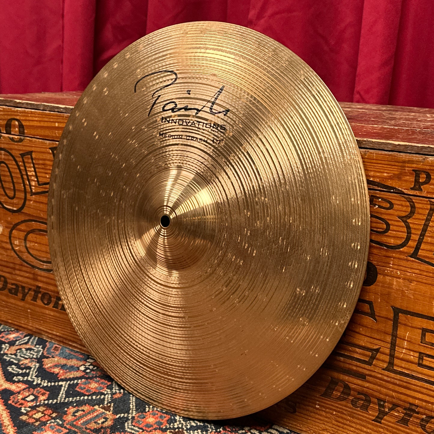 Rare 17" Paiste Innovations Medium Crash Cymbal 1268g *Video Demo*