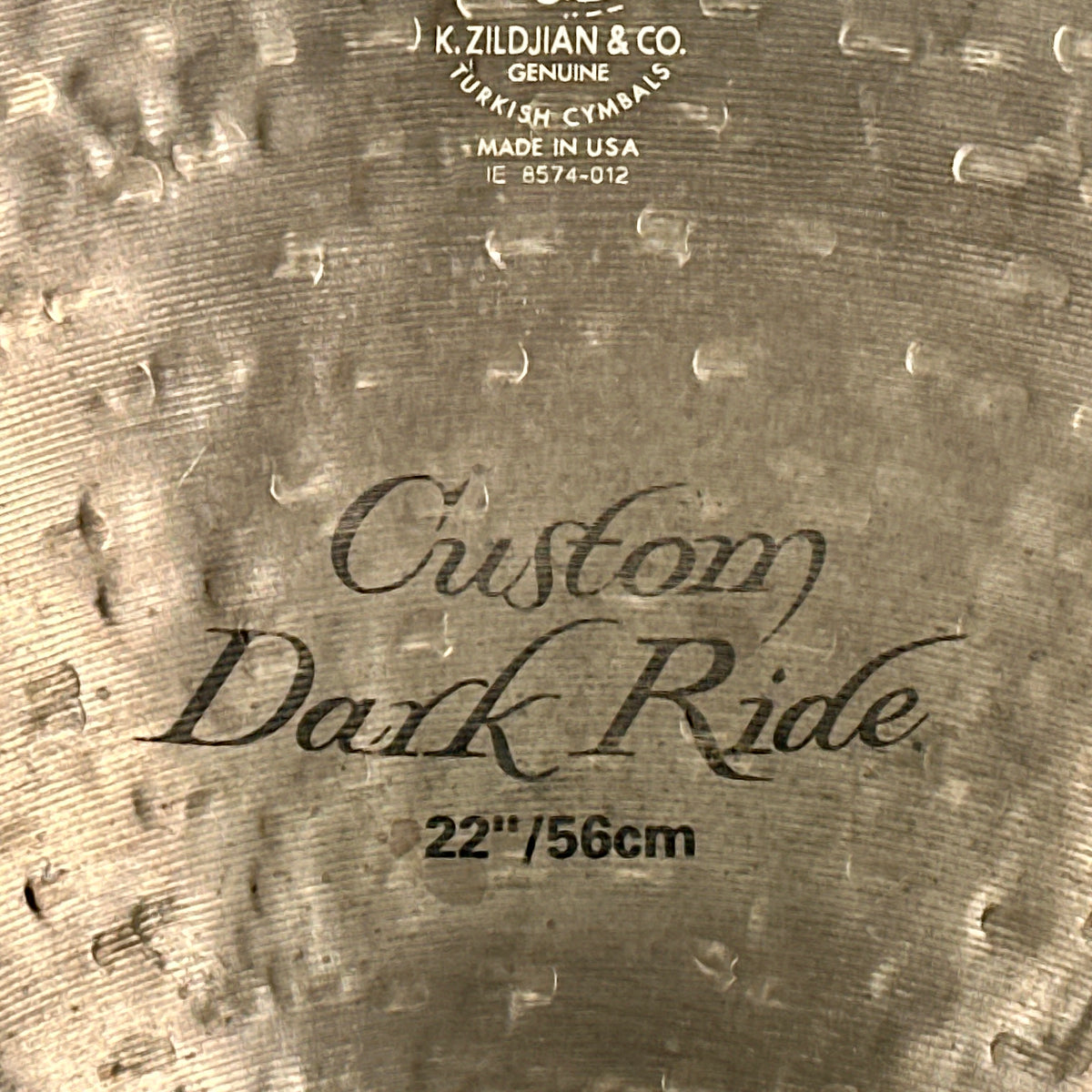 22" Zildjian K Custom Dark Ride Cymbal 2804g *Video*