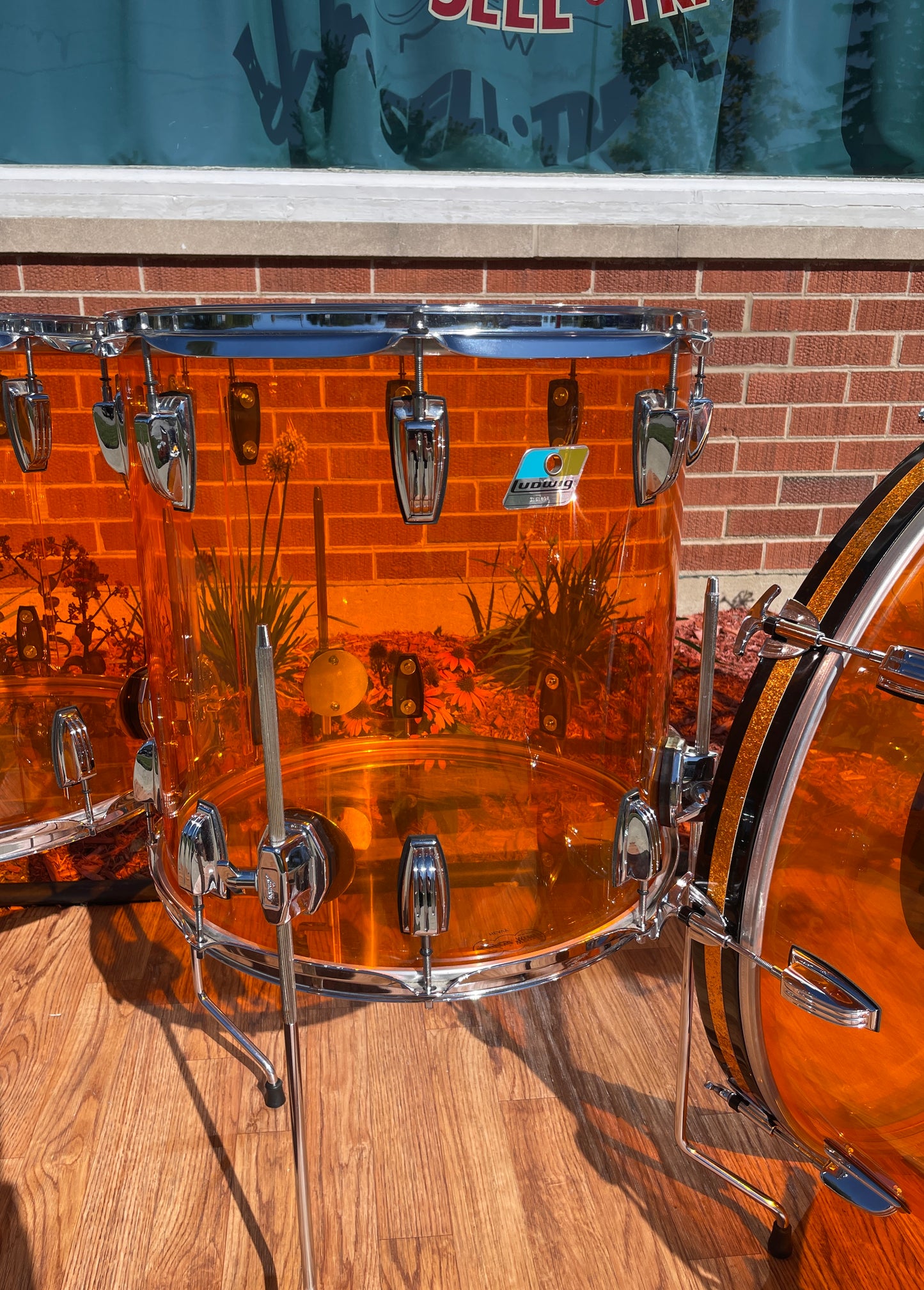 Ludwig Vistalite Reissue Zep Outfit Drum Set 26/14/16/18