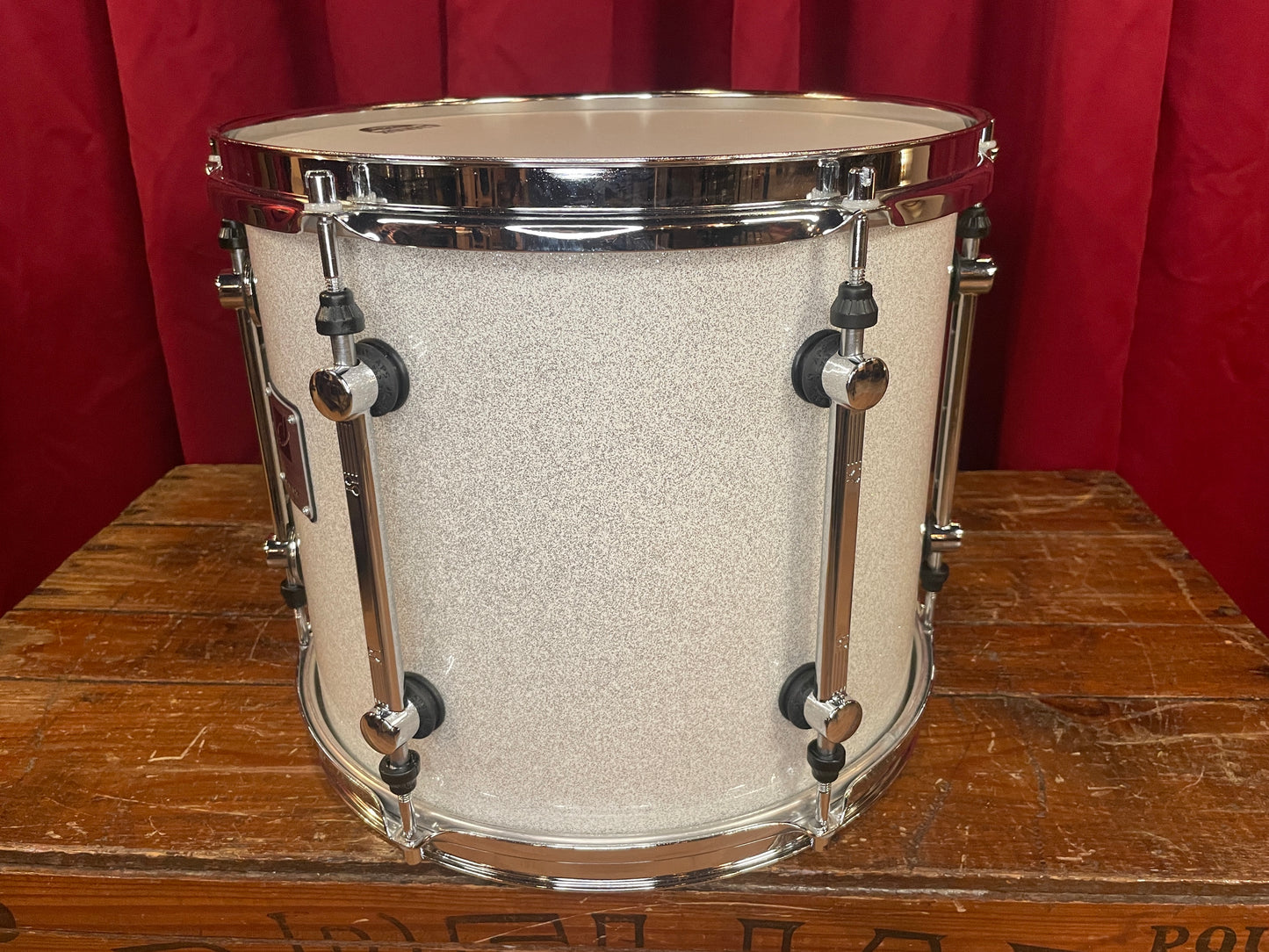 Sonor Designer Series 13" Maple Light Tom Single White Sparkle 11x13 13x11