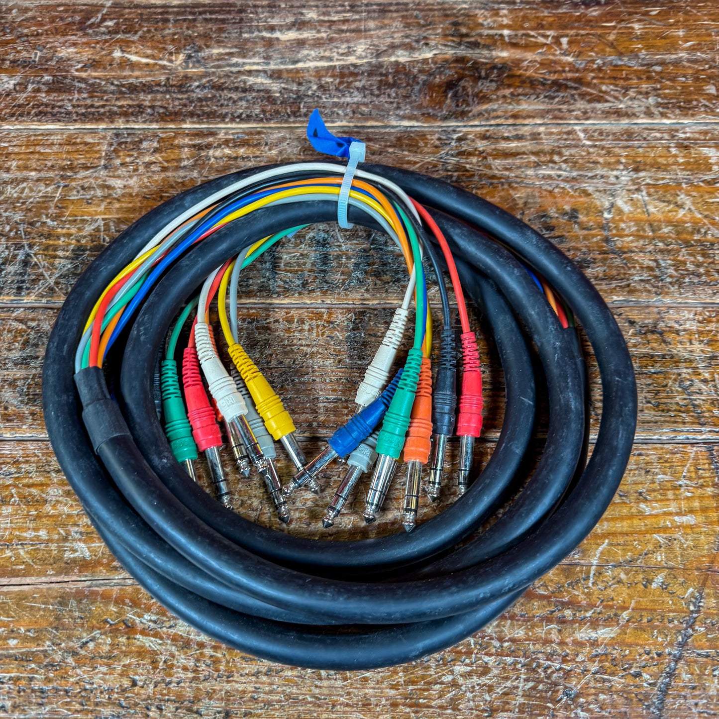 Hosa CSS-803 1/4" TRS to 1/4" TRS Cable Snake 3m