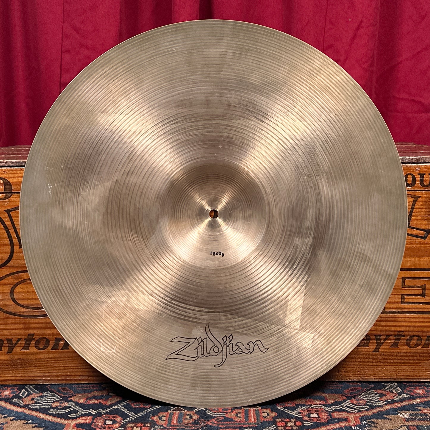 Unique and Rare 20" Zildjian A 1960s-1970s Crash Ride Cymbal 1802g *Video Demo*