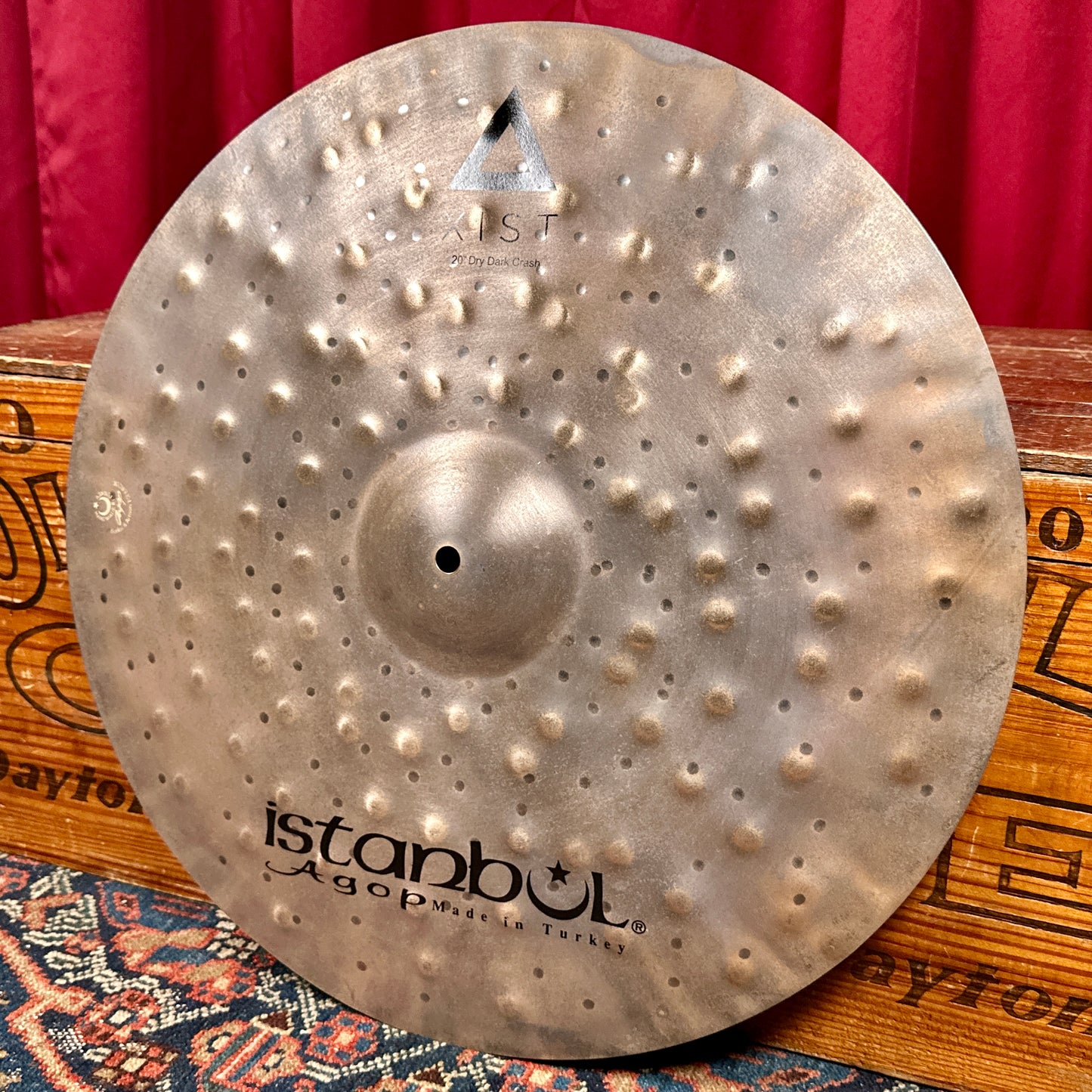20" Istanbul Agop Xist Dry Dark Crash Cymbal 1368g *Video Demo*
