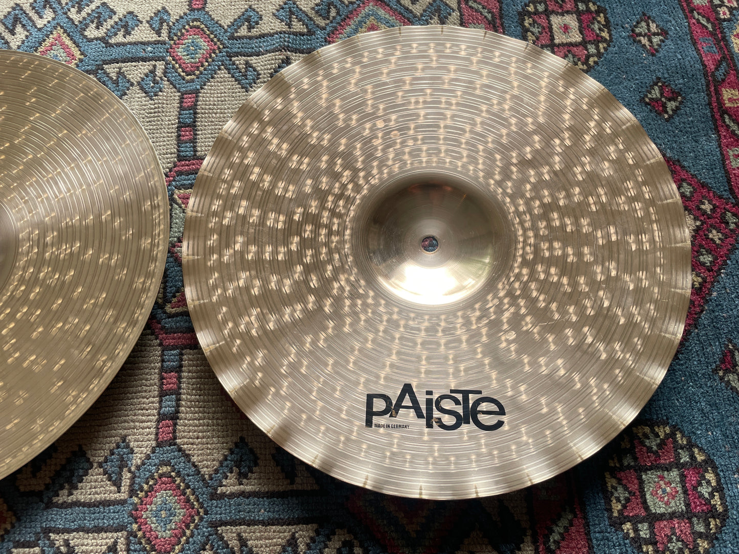 14" Paiste Black Alpha Slipknot Edition Sound Edge Hi-Hat Cymbal Pair 902g/1040g Joey Jordison