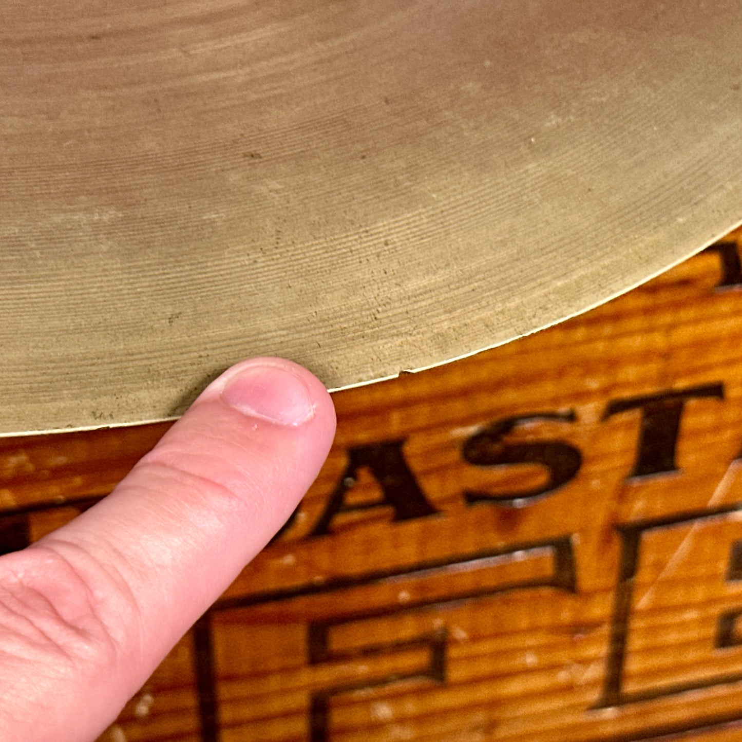 14" Zildjian A 1930s 1st / 2nd / Pre-Trans Stamp Hi-Hat Single Splash Cymbal 514g *Video*