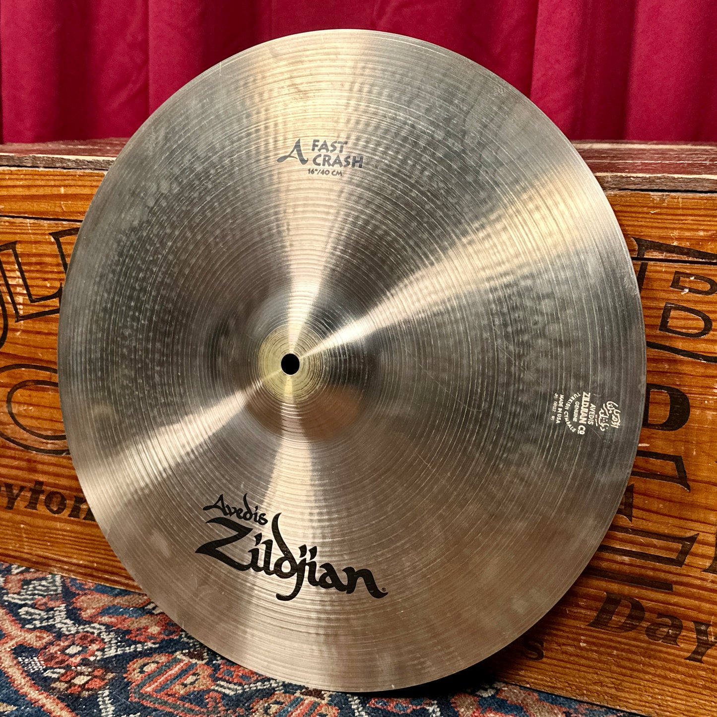 16" Zildjian A Fast Crash Cymbal 902g *Video*