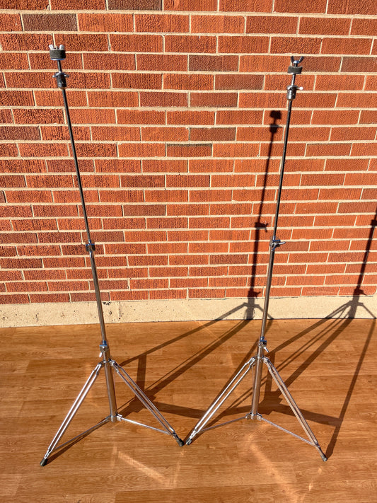 1970s Rogers Samson II 48-0512 Floor Cymbal Stand Pair Swiv-O-Matic