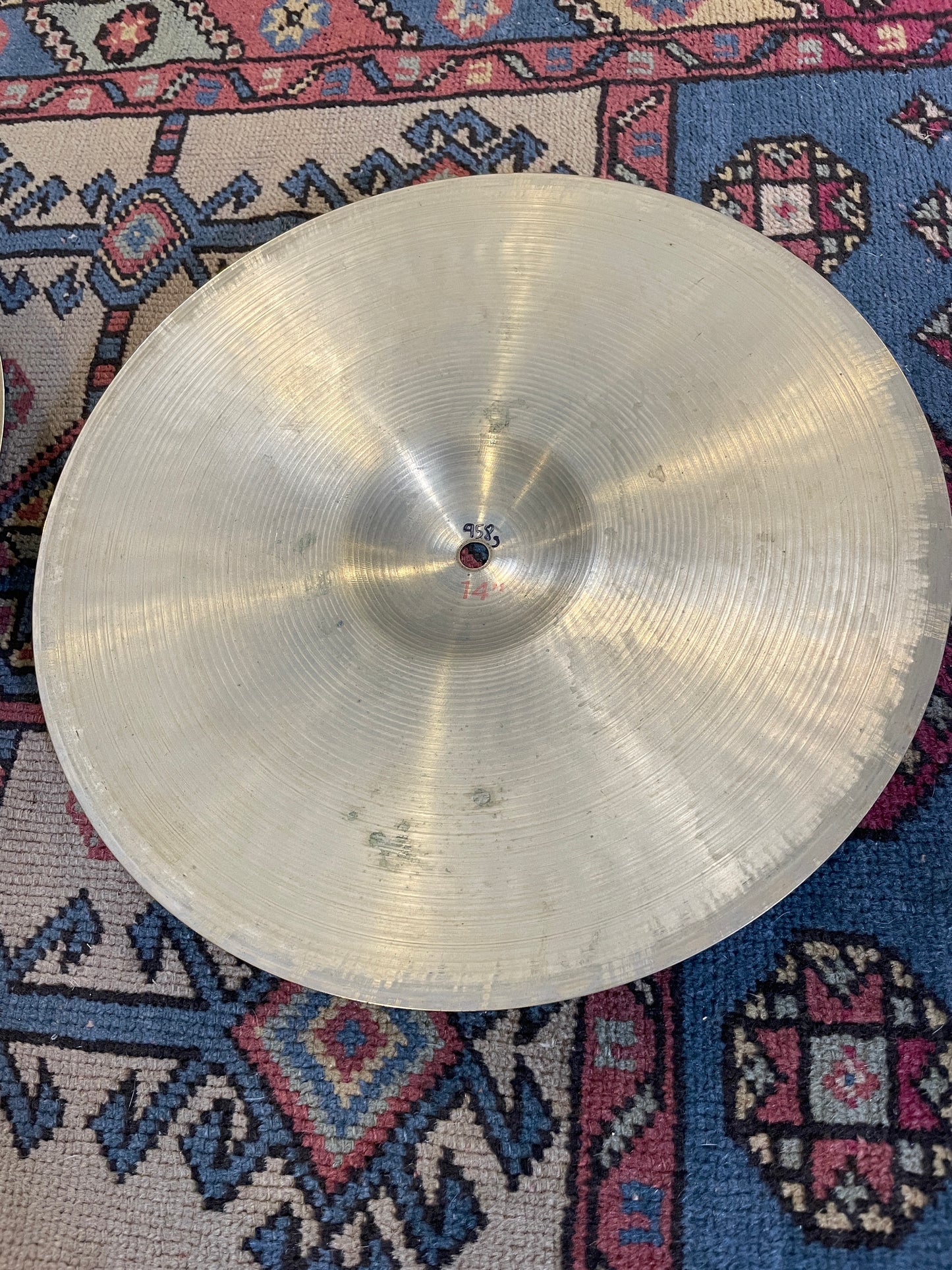 14" Paiste Pre-Serial 602 Hi-Hat Cymbal Pair 828g/958g