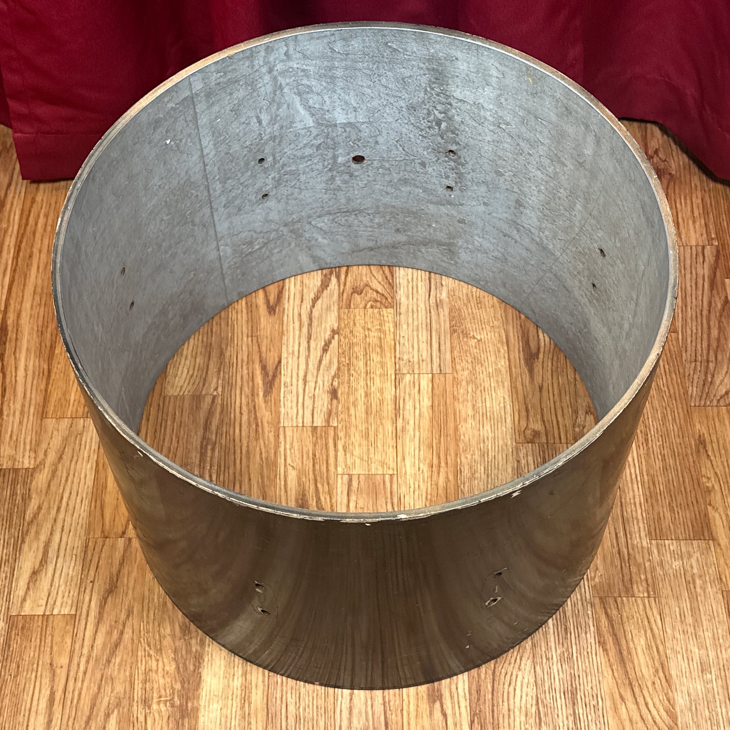 1960s Gretsch Round Badge  Renown / Semi Pro 14x20 Bass Drum Shell Black