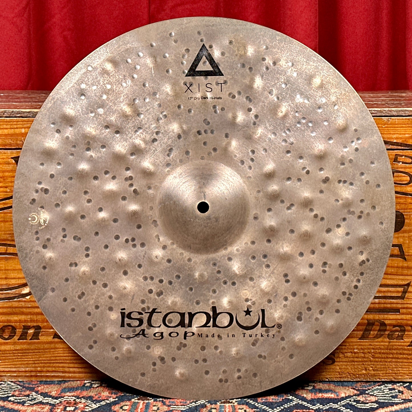 17" Istanbul Agop Xist Dry Dark Hi-Hat Cymbal Pair 1090g/1454g *Video Demo*