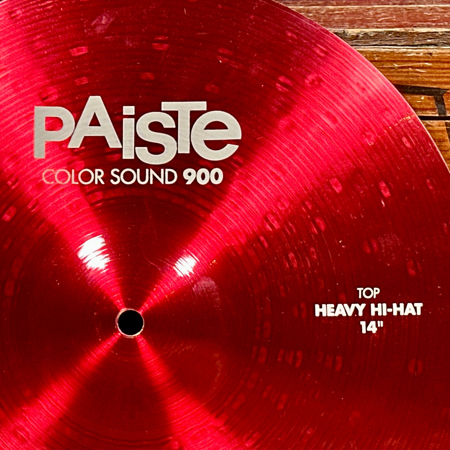 14" Paiste Red Color Sound 900 Hi-Hat Cymbal Pair 956g/1308g *Video Demo*