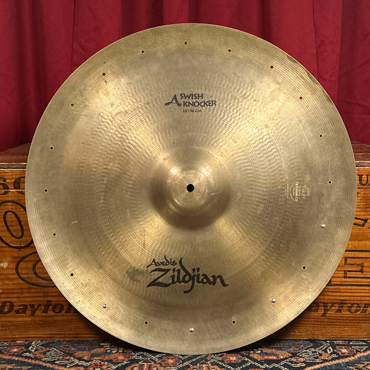 22" Zildjian A Rare 1990s Swish Knocker China Cymbal 2532g *Video Demo*