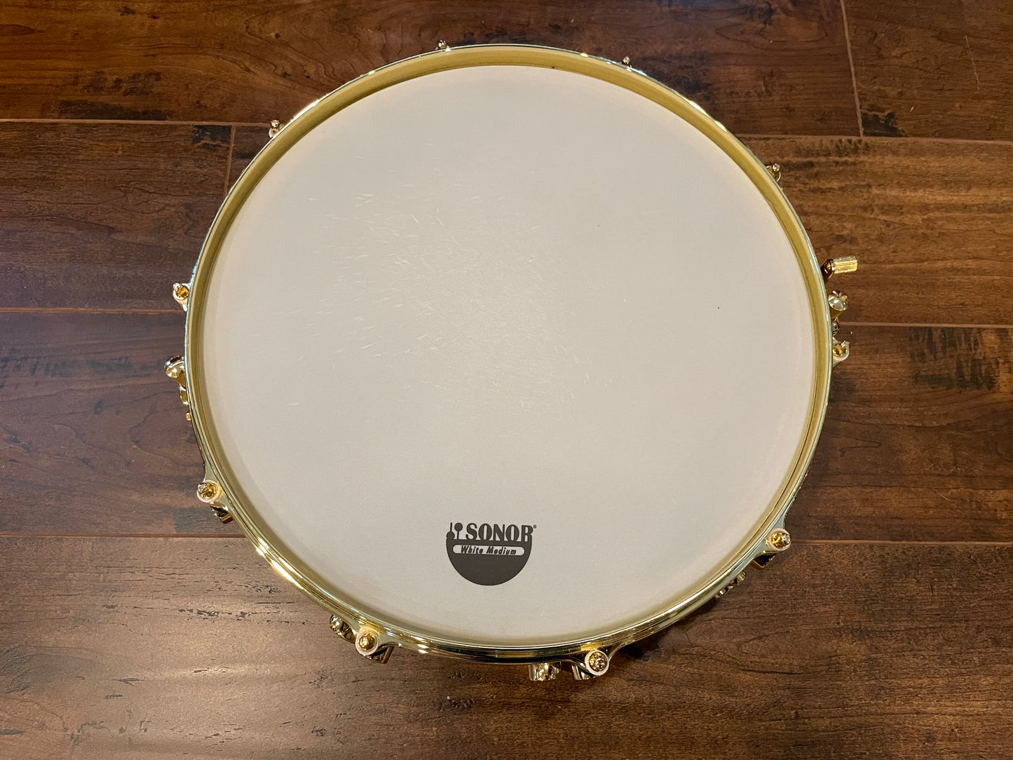 Sonor Artist Series 5x14 Brass Snare Drum Gold