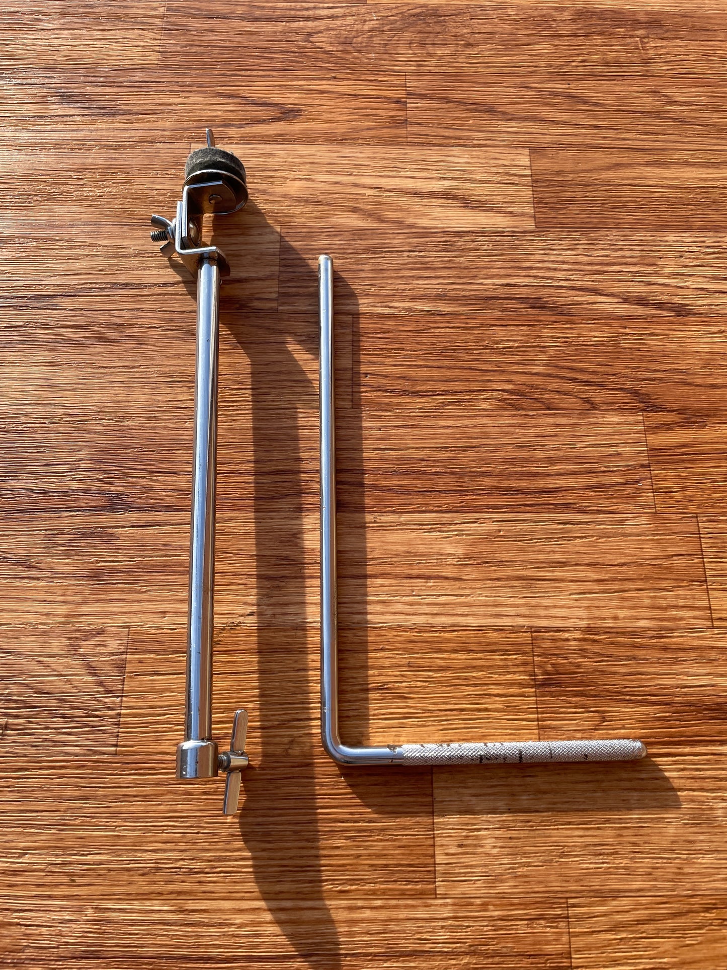 1960s Gretsch No. 4805 Telescoping L-Arm Cymbal Holder Round Badge Era