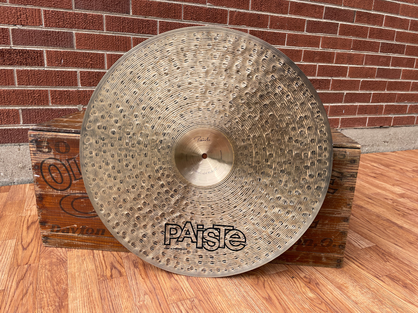 22" Paiste Signature Traditional Extra Light Ride Cymbal 2238g