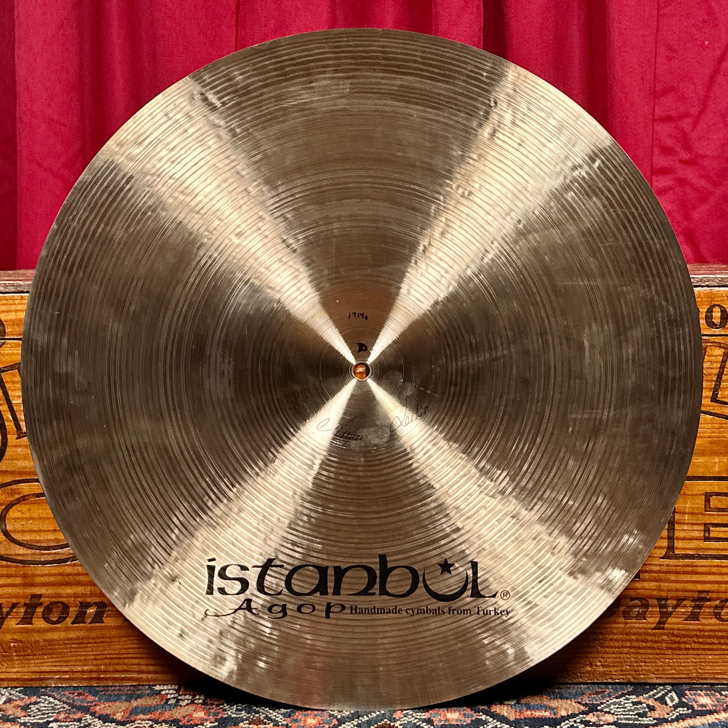 20" Istanbul Agop Traditional Dark Crash Cymbal 1714g *Video Demo*