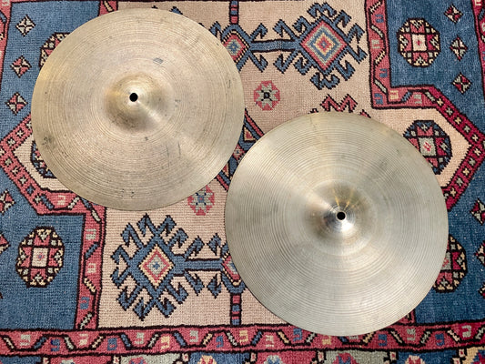 14" Zildjian A 1960s Hi-Hat Cymbal Pair 804g/860g