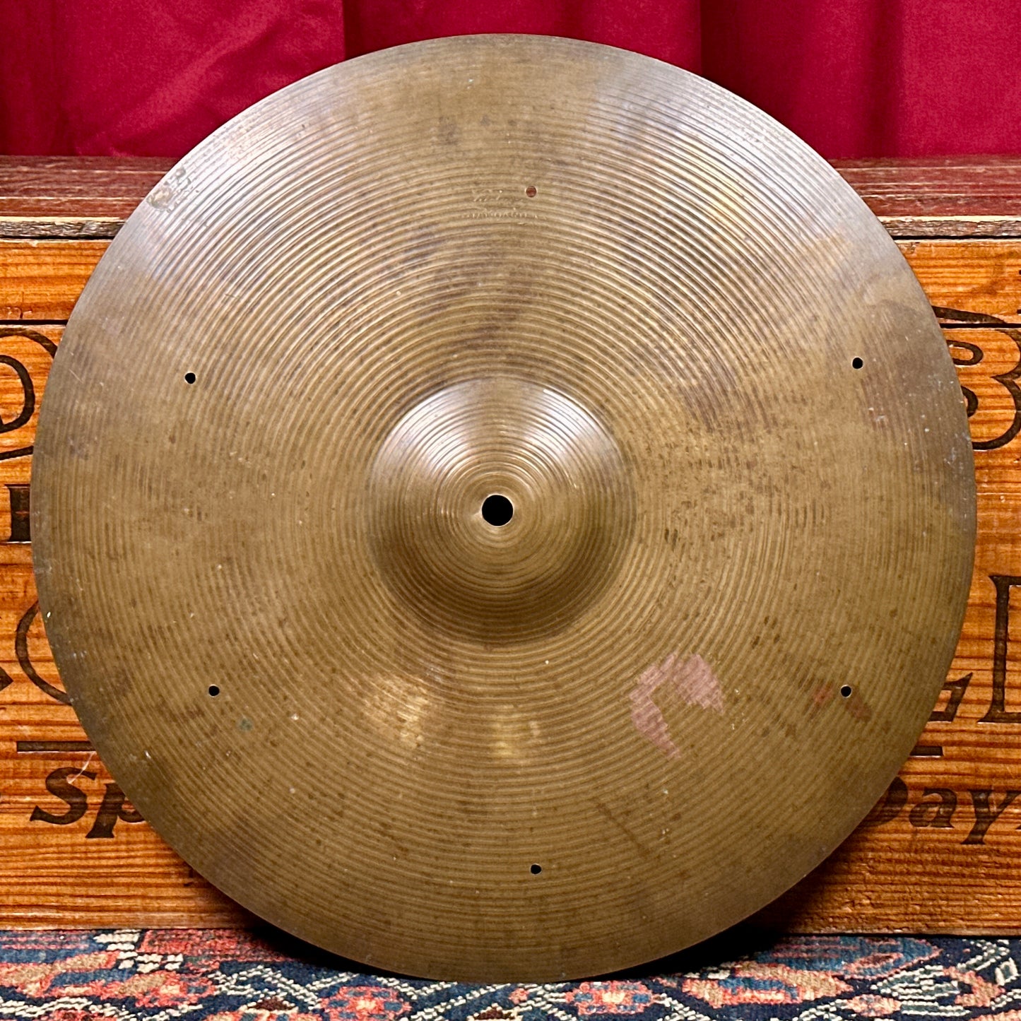 16" Paiste 1960s Ludwig Standard Crash Cymbal 762g Swiss Made *Video Demo*