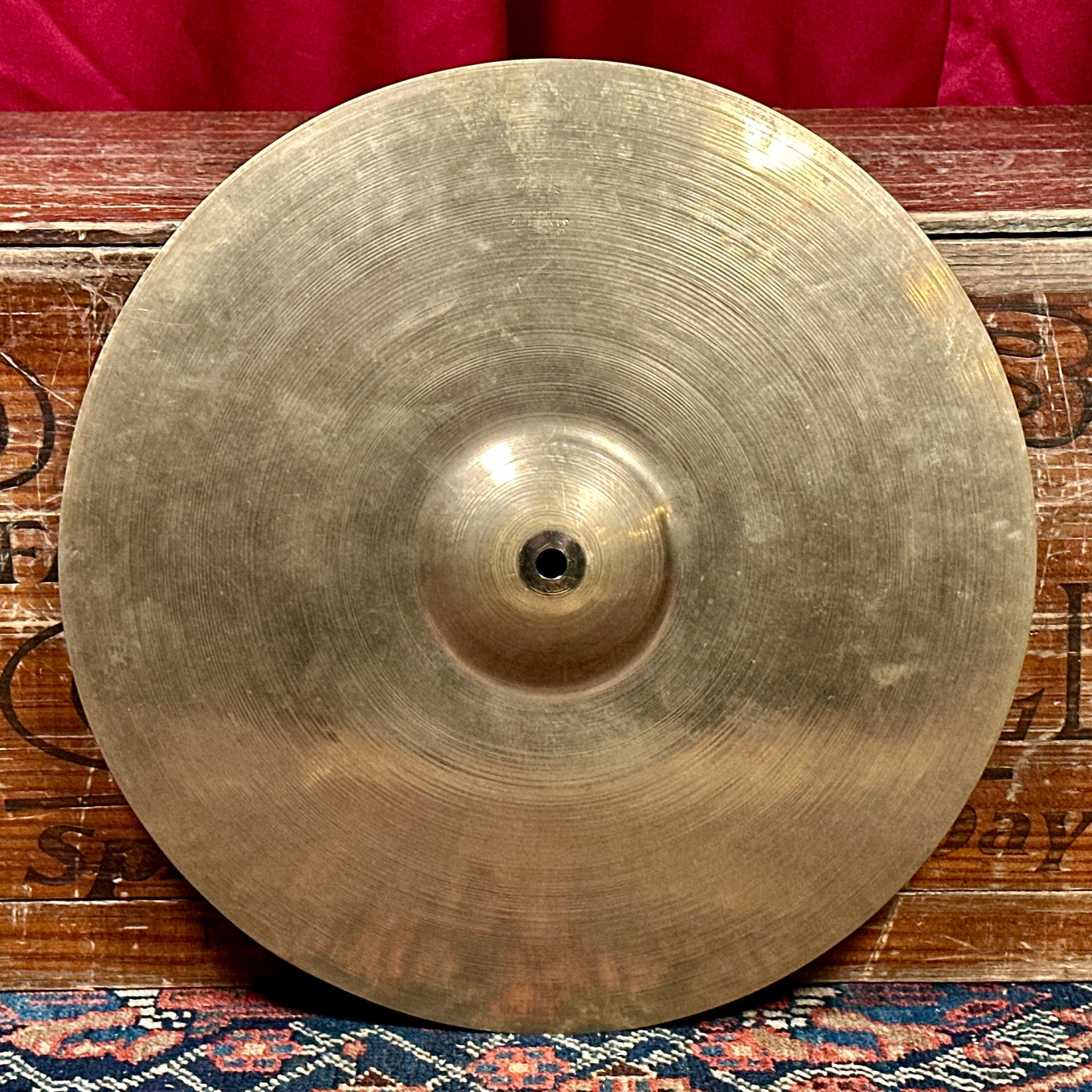 15" Zildjian A 1940s-1950s Trans Stamp Hi-Hat Cymbal Pair 754g/860g *Video Demo*