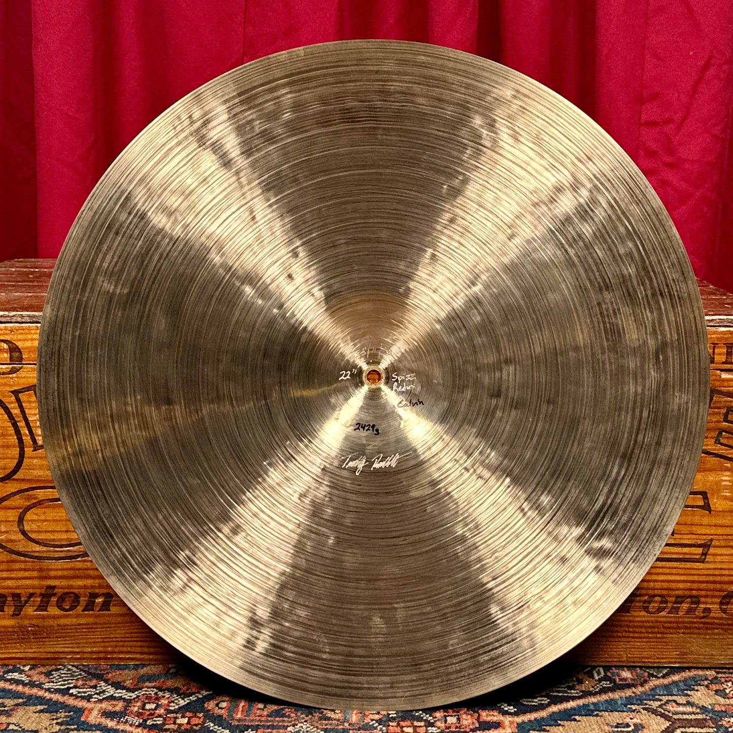22" Timothy Roberts RS Redux Ride Cymbal 2429g *Video Demo*