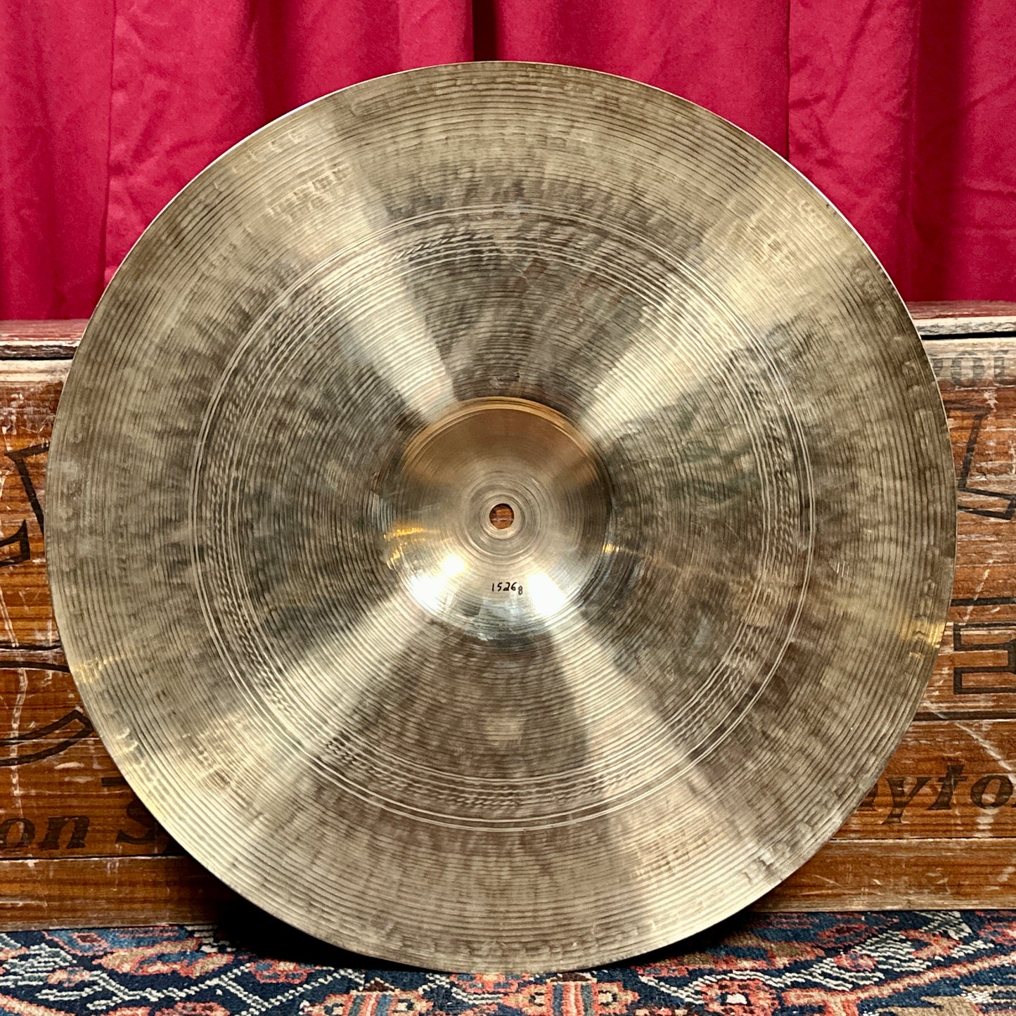 18" Zildjian A 1940s Trans Stamp Crash Ride Cymbal 1526g *Video Demo*