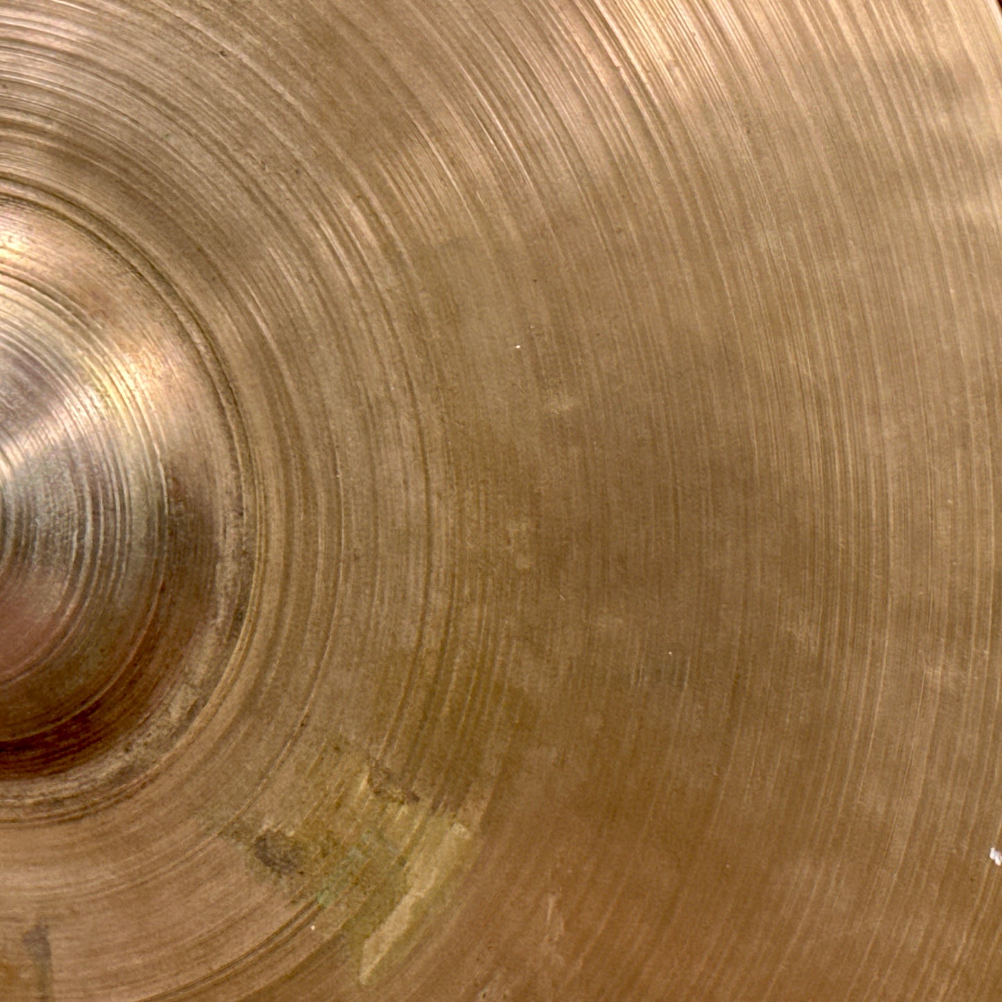 15" Zildjian A 1940s-1950s Trans Stamp Hi-Hat Single / Small Ride Cymbal 1396g