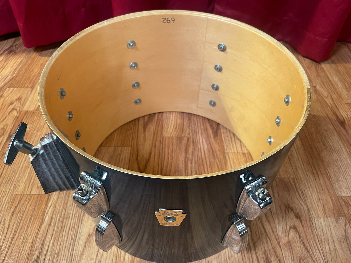 1990s Ludwig Classic Maple 9x13 Tom Emerald Shadow 13x9