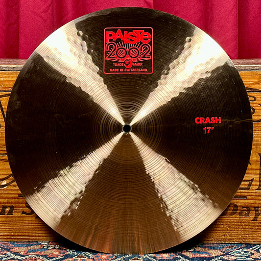 17" Paiste 2002 Crash Cymbal 1290g *Video*