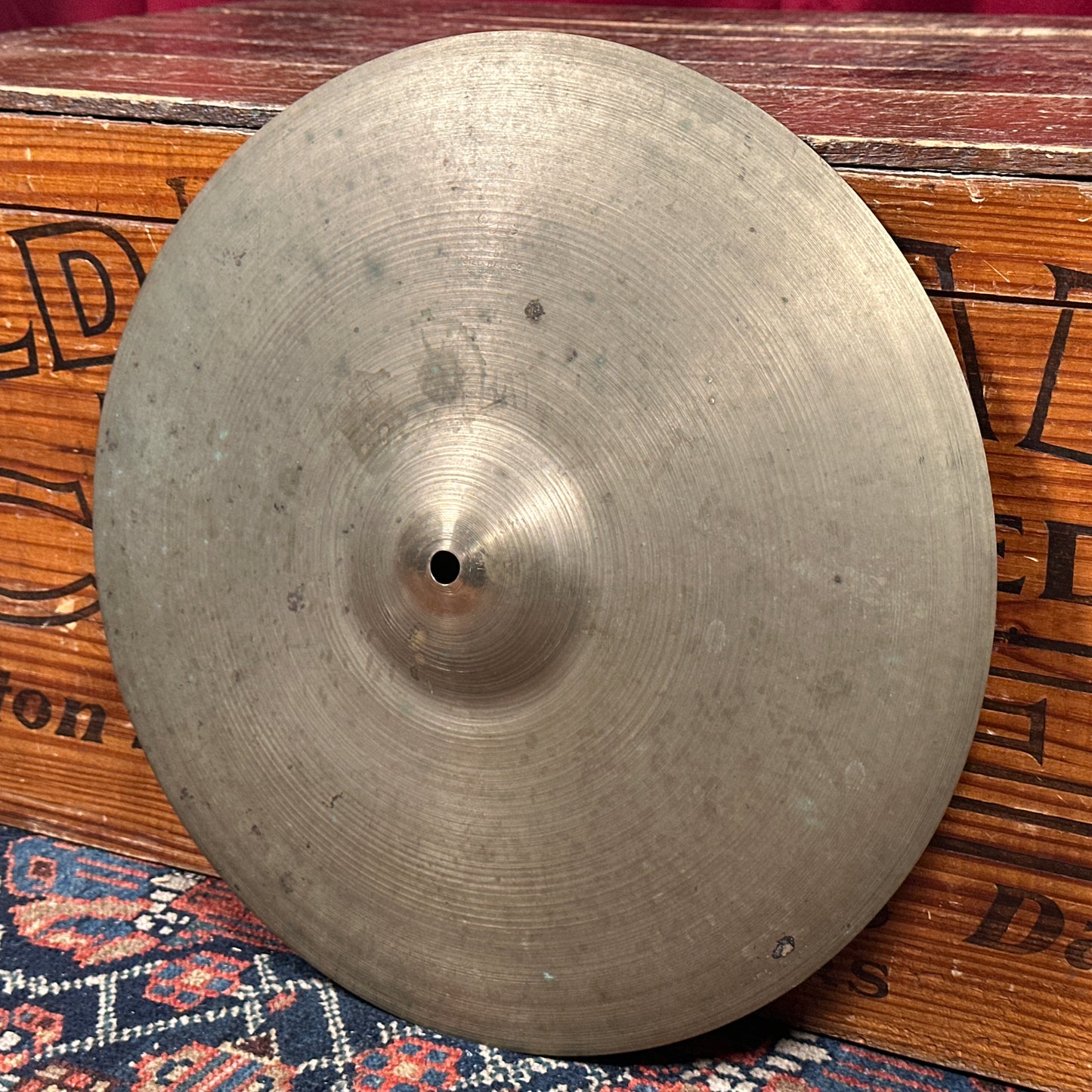 14" Zildjian A 1940s-1950s Trans Stamp THIN Hi-Hat Cymbal Pair 610g/642g *Video Demo*