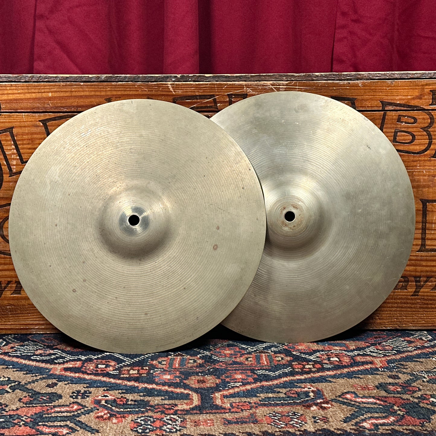 12" Paiste 1960s Ludwig Standard Hi-Hat Cymbal Pair 444g/462g *Video Demo*