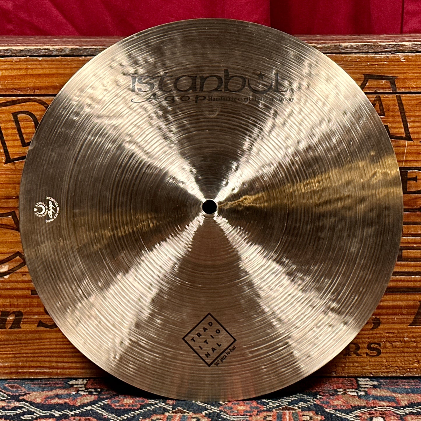 14" Istanbul Agop Traditional Jazz Hi-Hat Cymbal Pair 912g/1110g *Video Demo*