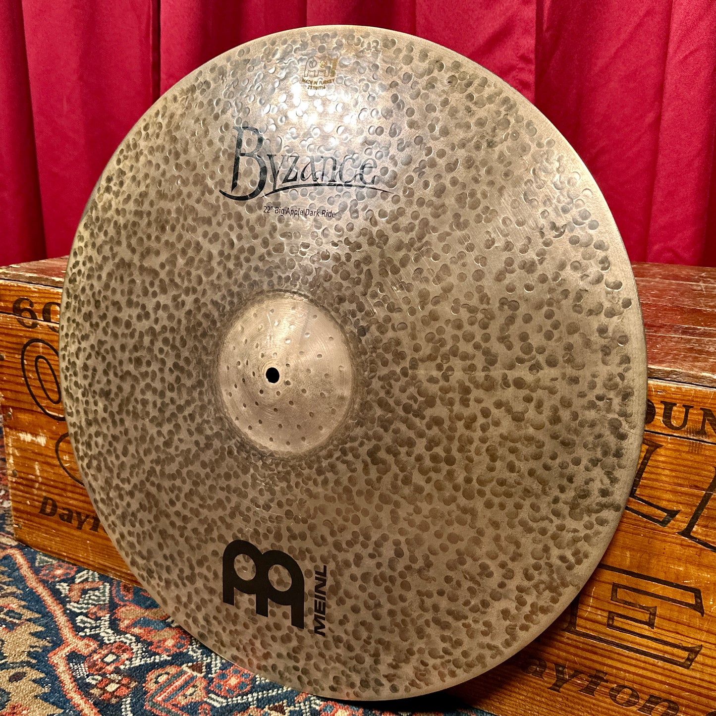 22" Meinl Byzance Dark Big Apple Dark Ride Cymbal 2312g *Video*