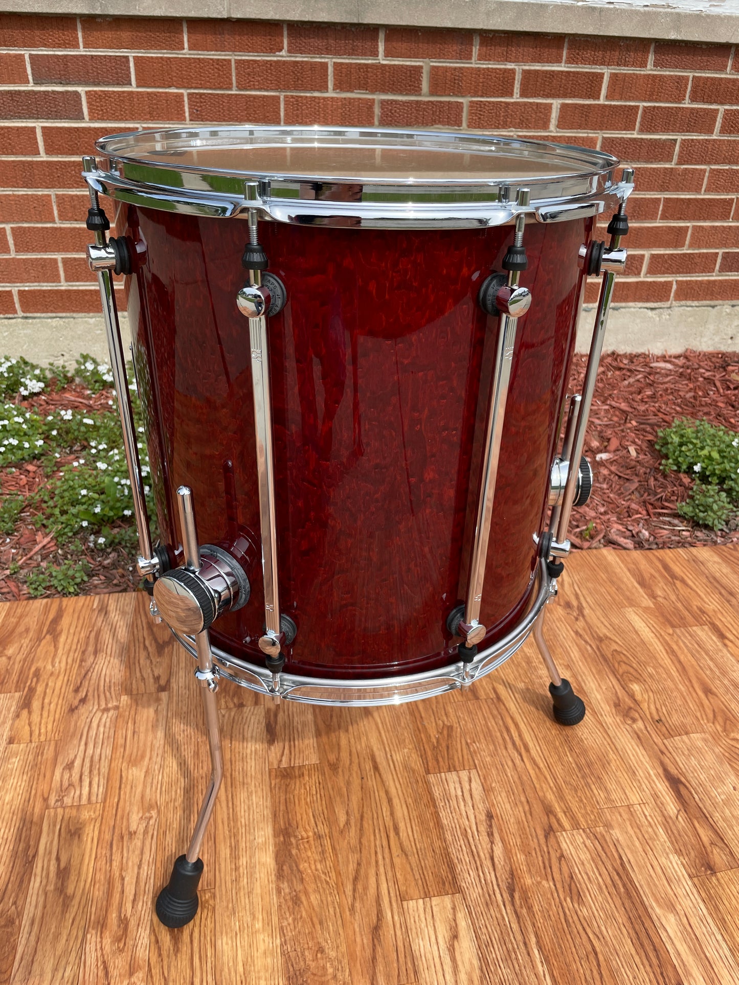 Sonor Designer Series 16" Maple Light Floor Tom Stain Red 16x16