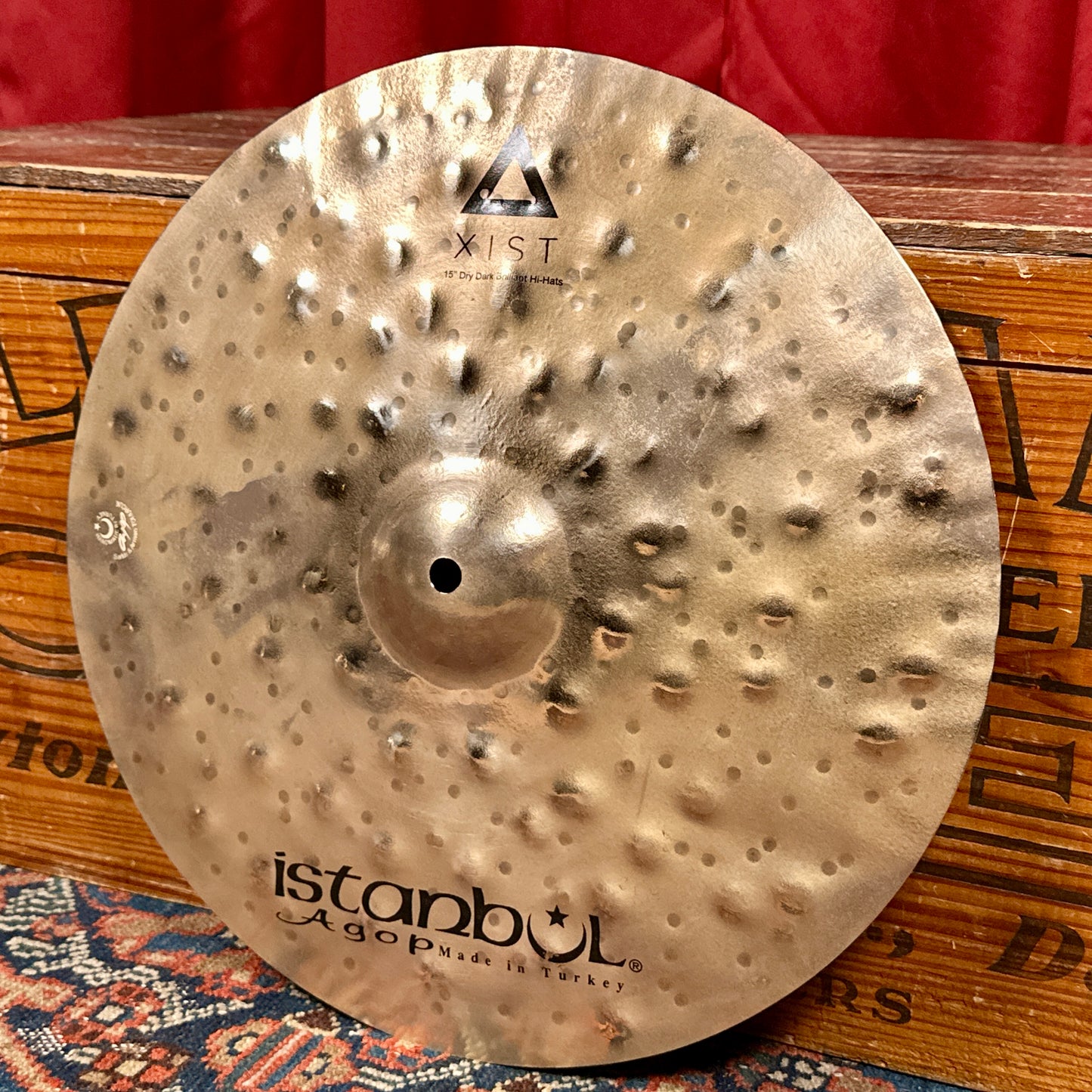 15" Istanbul Agop Xist Dry Dark Brilliant Hi-Hat Cymbal Pair 706g/1126g *Video Demo*