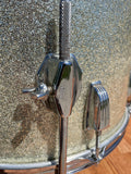 1960s Ludwig Hollywood Drum Set Silver Sparkle Pre-Serial COB