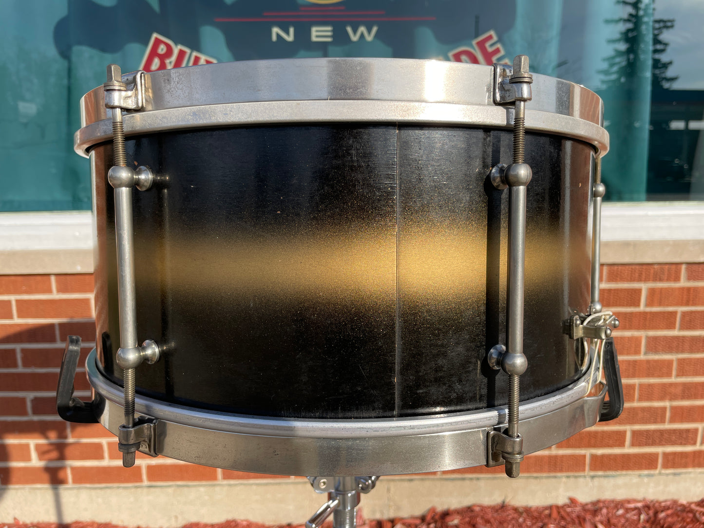 1941 Ludwig 6.5x14 No. 32 Universal Snare Drum Black/Gold Duco