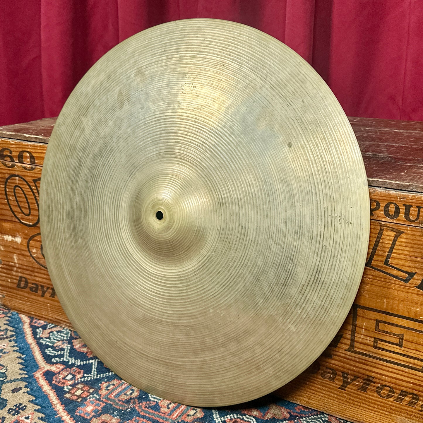 20" Zildjian A 1940s Trans Stamp Ride Cymbal 2026g *Video Demo*
