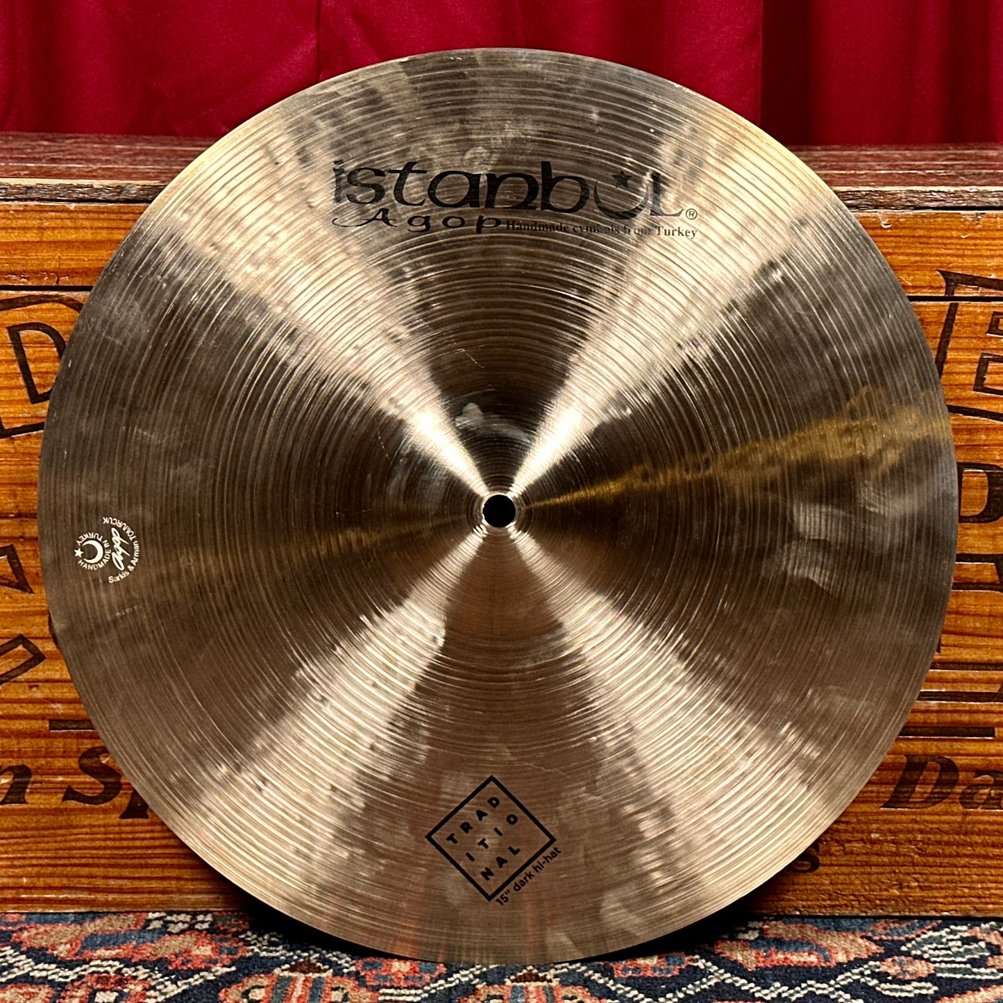 15" Istanbul Agop Traditional Dark Hi-Hat Cymbal Pair 1022g/1230g *Video Demo*