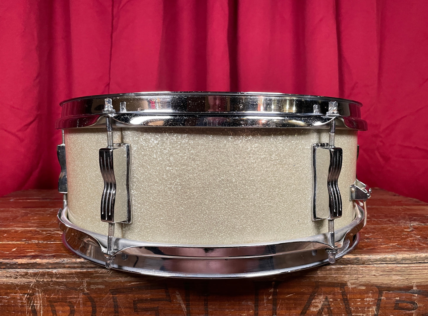 1969 Ludwig 5x14 Pioneer Snare Drum Silver Sparkle