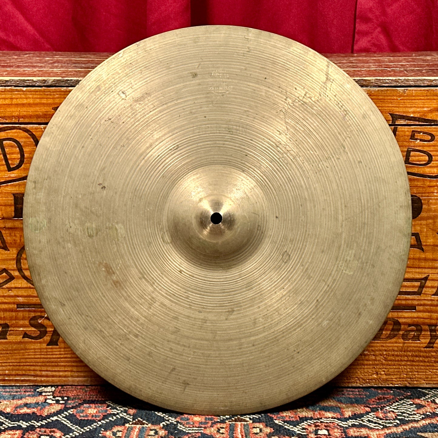15" Zildjian A 1940s Trans Stamp "Paper Thin" Hi-Hat Cymbal Pair 722g/810g *Video Demo*