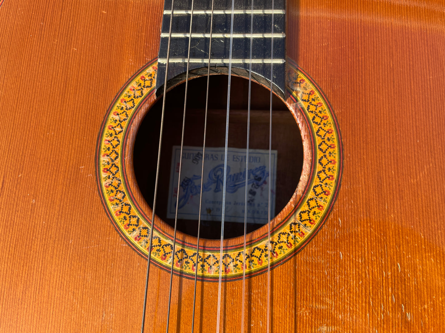 1972 Jose Ramirez Concepcion Jeronima No. 2 Classical Guitar Natural w/Case