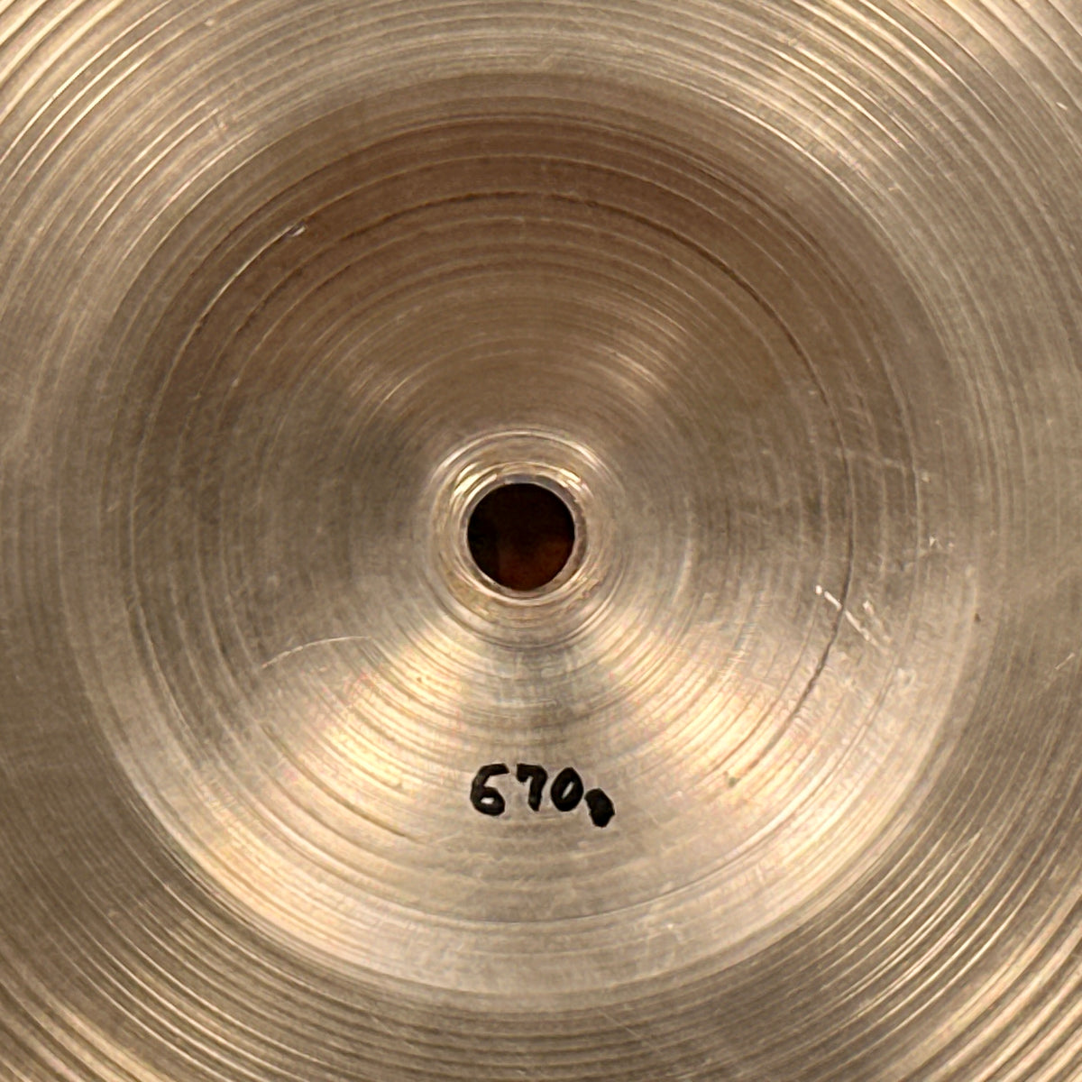 14" Zildjian A 1950s Small Stamp Hi-Hat / Crash Cymbal Single 670g