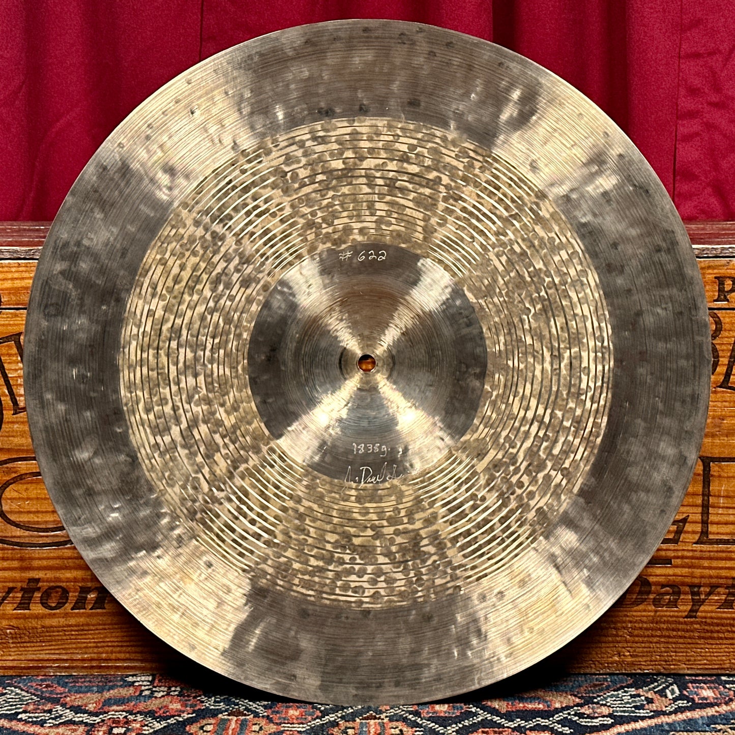 19" JD Sagurton Custom Cymbals Left Side Ride Cymbal w/ Hand Formed Bell 1838g *Video Demo*