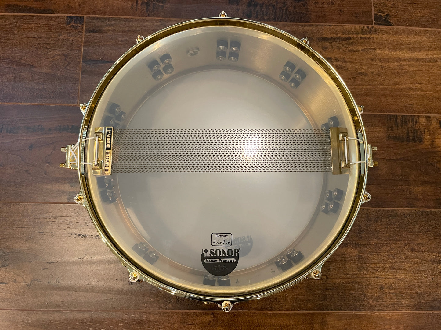 Sonor Artist Series 5x14 Brass Snare Drum Gold