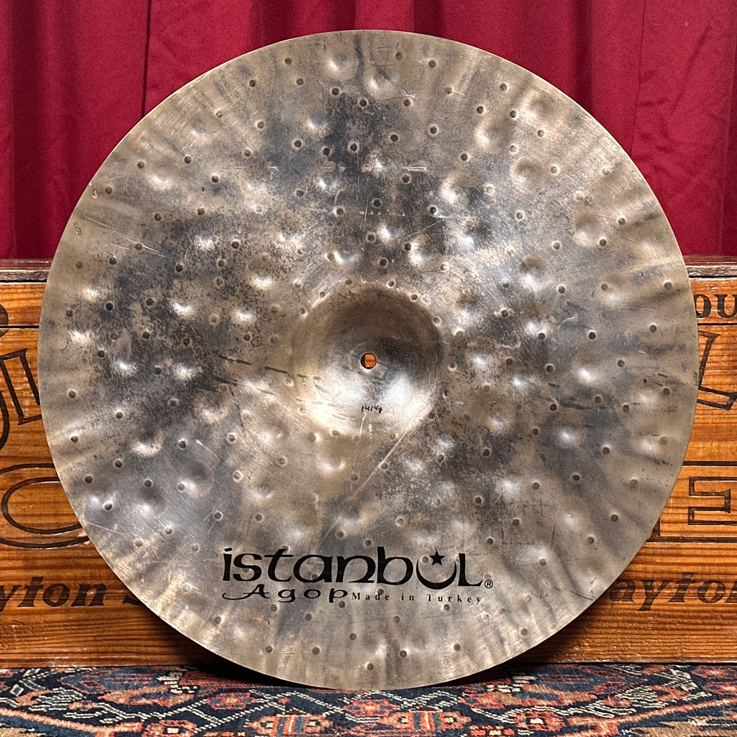 20" Istanbul Agop Xist Dry Dark Crash Cymbal 1414g *Video Demo*