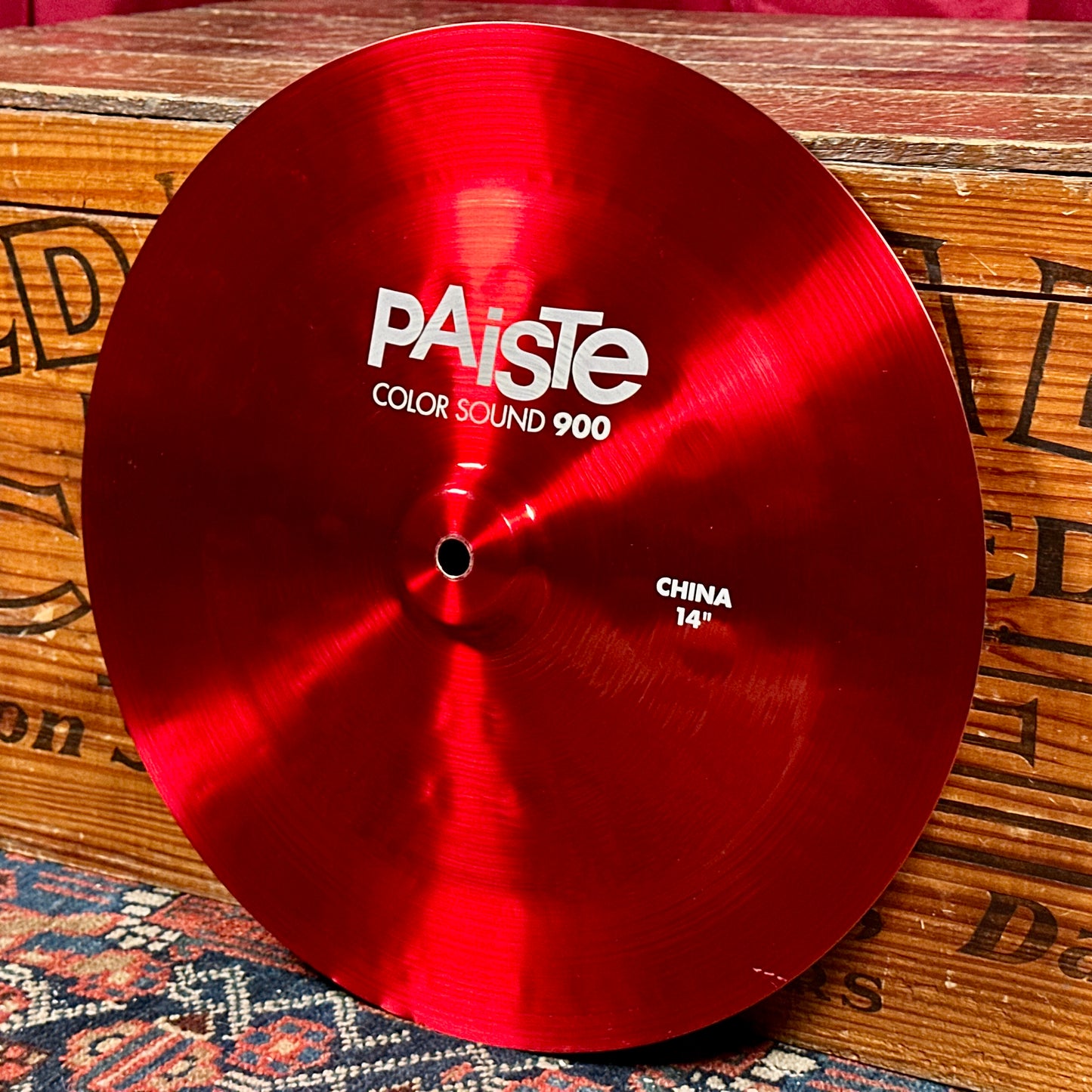 14" Paiste Red Color Sound 900 China Cymbal 568g